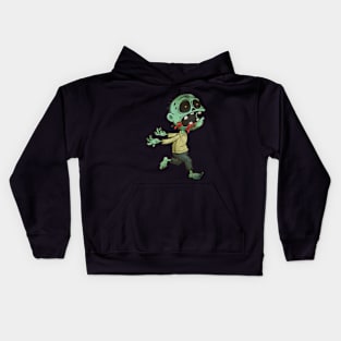 the zombie man Kids Hoodie